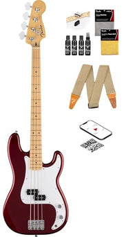 Fender Standard Precision Bass - Candy Cola w/ Guitar Cleaning Kit