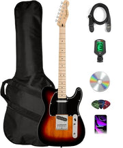 Fender Squier Affinity Telecaster - 3 Color Sunburst w/ Gig Bag