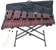 Gearlux 37-Key Wooden Xylophone with Mallets, Stand, and Gig Bag