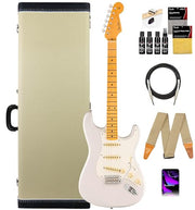 Fender Eric Johnson Stratocaster - White Blonde w/ Guitar Cleaning Kit