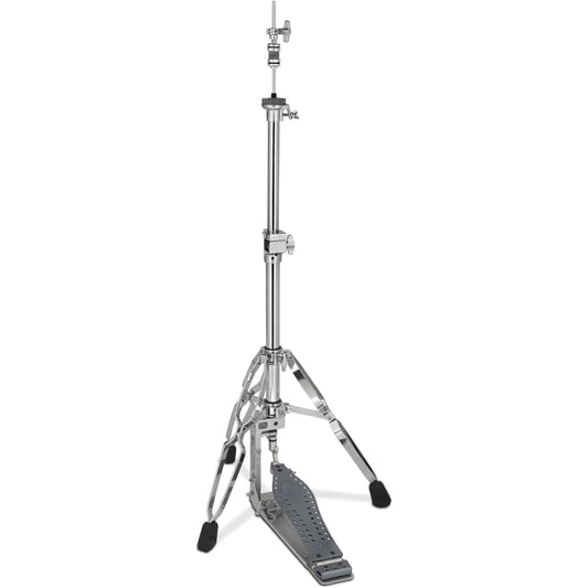 Drum Workshop MDD Machined Direct Drive Hi-hat Stand w/Extended Footboard - Polished - 3-leg