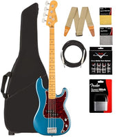 Fender American Professional Classic Precision Bass - Faded Lake Placid Blue w/ Cleaning Kit
