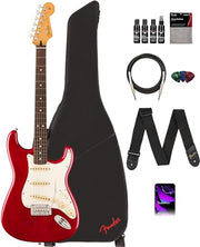 Fender Player II Stratocaster - Transparent Cherry Burst w/ Cleaning Kit