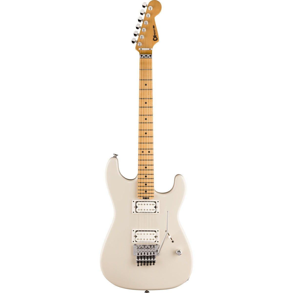 Charvel American Neo-Classic San Dimas SD1 Electric Guitar, Maple Fingerboard - Ivory Blitz