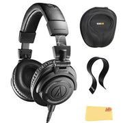 Audio-Technica ATH-M50XENSO Wired Monitor Headphones - Black Limited Edition w/ Case