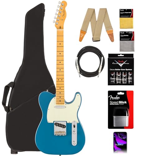 Fender American Professional Classic Telecaster - Faded Lake Placid Blue w/ Cleaning Kit