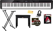 Casio PX-S3100 Privia Slim Digital Piano - Black w/ Adjustable Stand