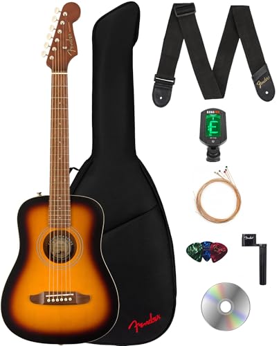 Fender Malibu Special Acoustic-Electric Guitar - Mahogany w/ Gig Bag