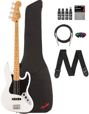 Fender Player II Jazz Bass - Polar White w/ Cleaning Kit