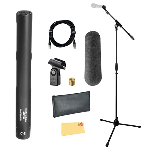 Audio-Technica AT875R Line + Gradient Condenser Microphone w/ Stand
