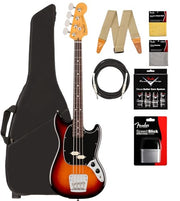 Fender American Professional Classic Mustang Bass - 3-Color Sunburst w/ Cleaning Kit