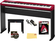 Casio PX-S1100 Privia Slim Digital Piano - Red w/ CS-68 Stand