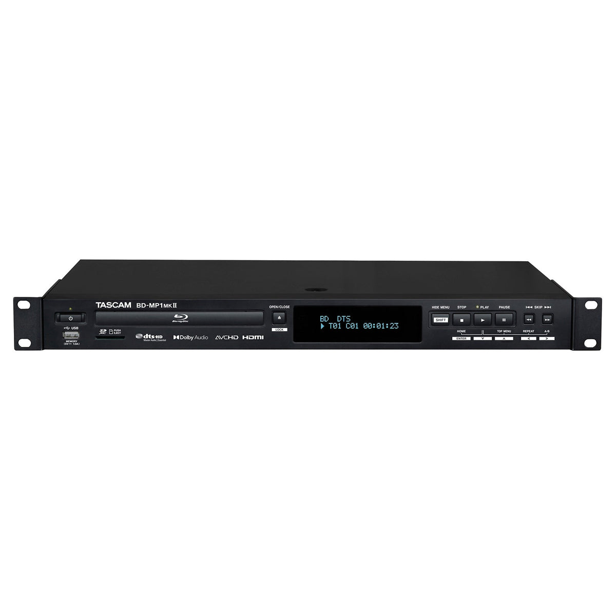Tascam BD-MP1MKII Blu-Ray Player with SD and USB Playback