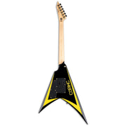 ESP LTD Limited Edition 20th Anniversary Alexi Laiho Arrowhead SE Signature Electric Guitar - Black With Yellow Pinstripe
