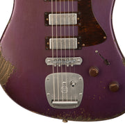 Castedosa Conchers Baritone Electric Guitar - Purple Metallic - #049