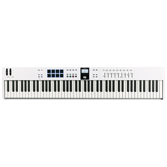 Arturia KeyLab Essential 88 Mk3 MIDI Controller - White
