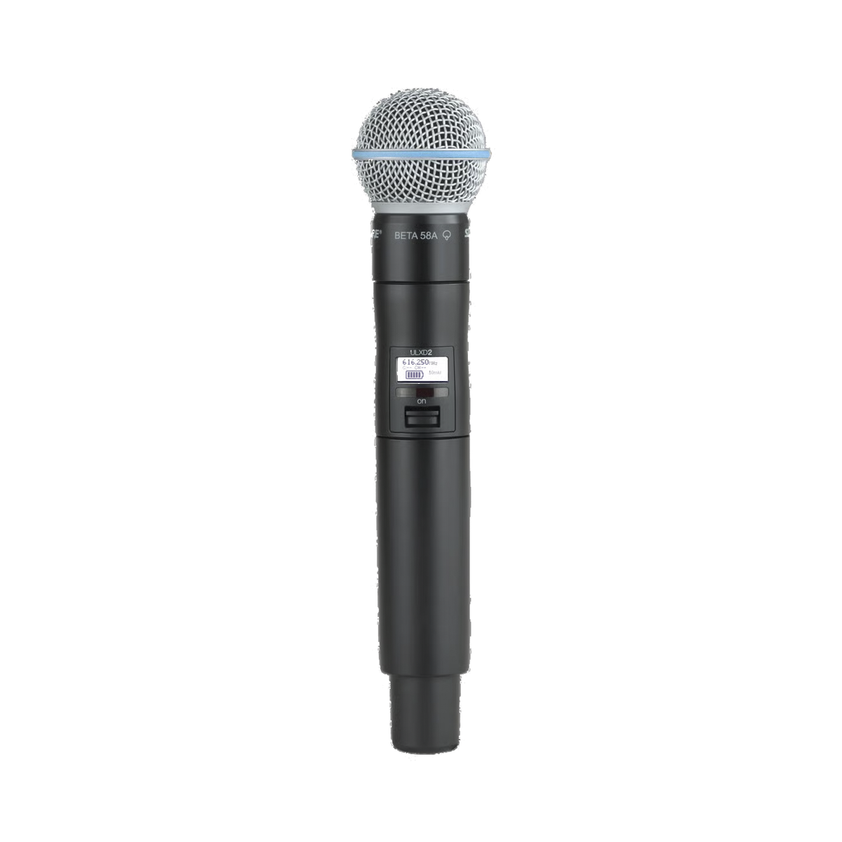 Shure ULXD2/B58 Digital Handheld Wireless Microphone Transmitter with Beta 58 Capsule - G57 Wideband