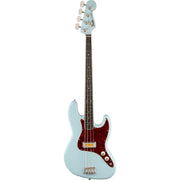 Fender Gold Foil Jazz Bass Guitar - Ebony Fingerboard, Sonic Blue