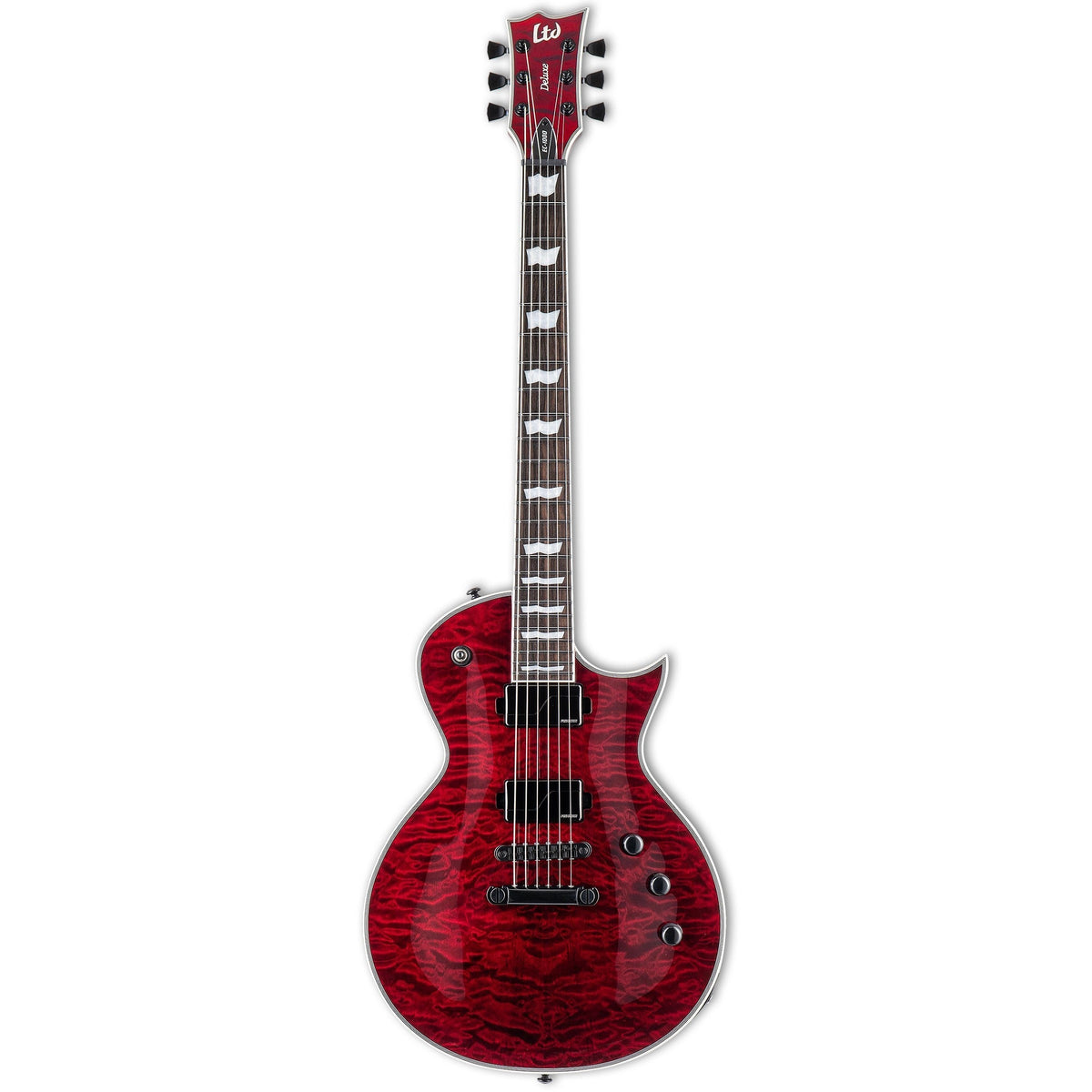 ESP LTD EC-1000 QM Electric Guitar - See Thru Black Cherry