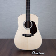 Martin Custom Shop D-28 Style Black Walnut/Italian Alpine Spruce Fishman Matrix VT 12-String Acoustic Electric Guitar - CHUCKCSCLUSIVE - #M2880834
