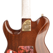 ESP Exhibition Limited Throbber CTM FL Electric Guitar - Natural Amorous Brown