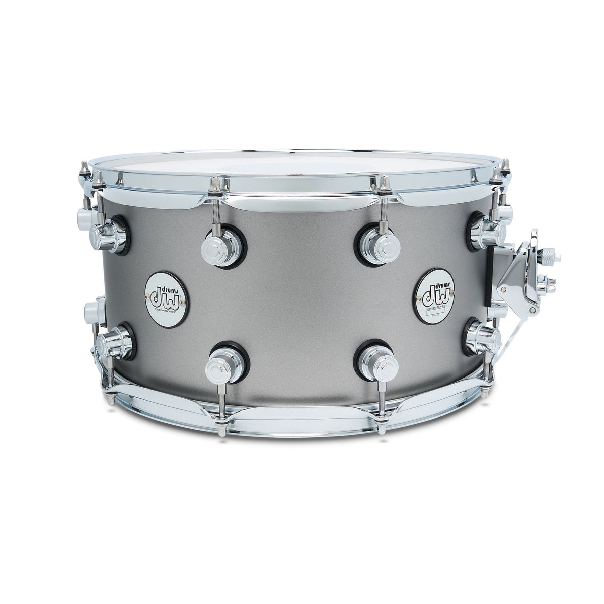 DW 7 x 14-Inch Design Series Limited Edition Snare Drum - Titanium Satin