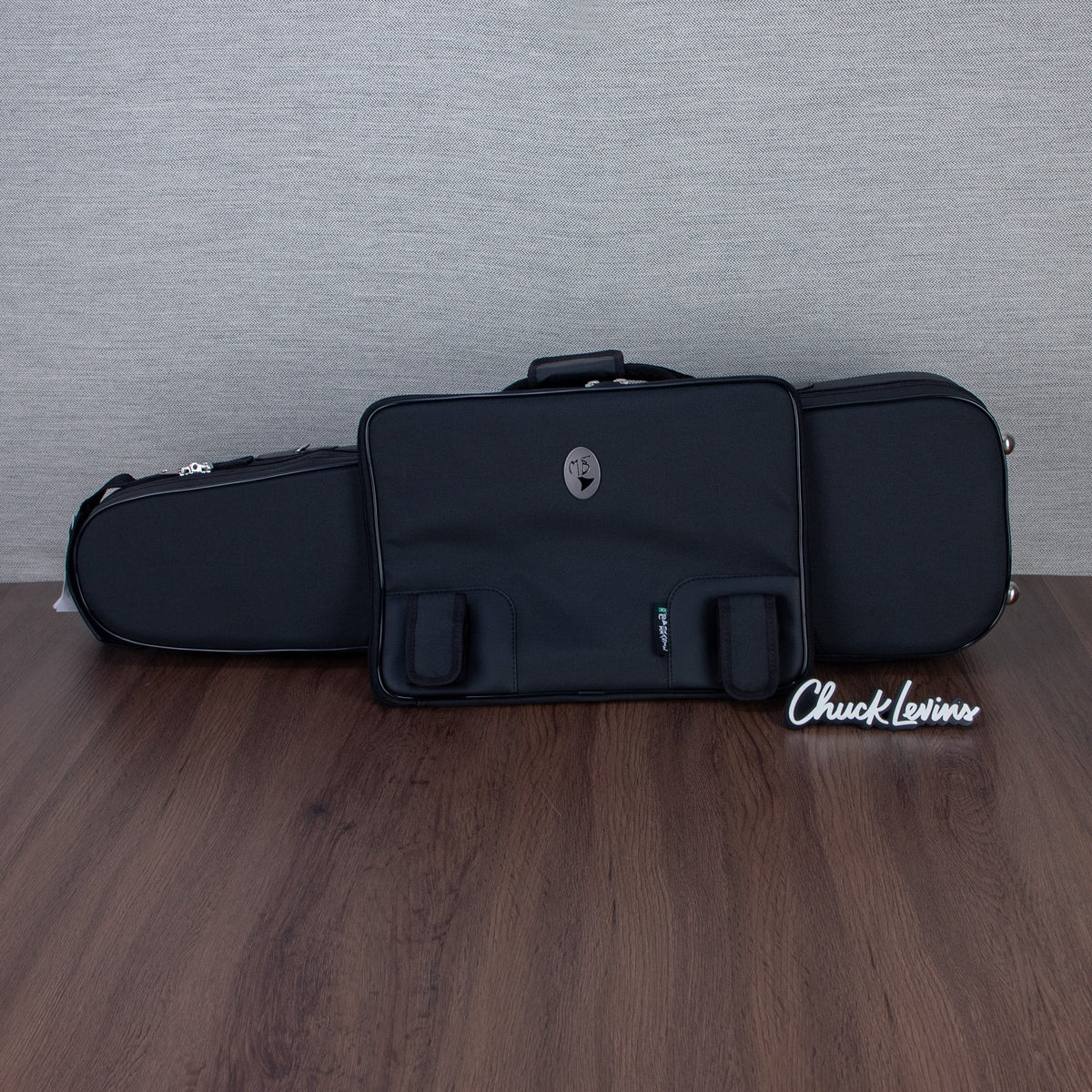 Marcus Bonna Case for Tenor Trombone, Detachable Bell, F Attachment - Black