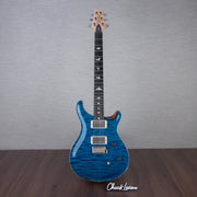 PRS CE24 Flame Maple Electric Guitar, Ebony Fingerboard - Blue Mateo - CHUCKSCLUSIVE - #230368367