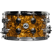 Drum Workshop Collectors Series 8x14 Snare Drum - Gold Abalone