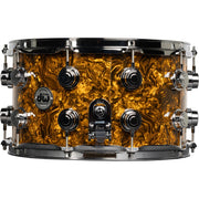 Drum Workshop Collectors Series 8x14 Snare Drum - Gold Abalone
