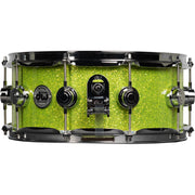 Drum Workshop Collectors Series 6x14 Snare Drum - Lime Green Glass