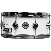 Drum Workshop Collectors Series 6x13 Snare Drum - White Glass
