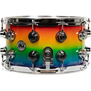 Drum Workshop Collectors Series 8x14 Snare Drum - Rainbow Fade