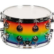 Drum Workshop Collectors Series 8x14 Snare Drum - Rainbow Fade