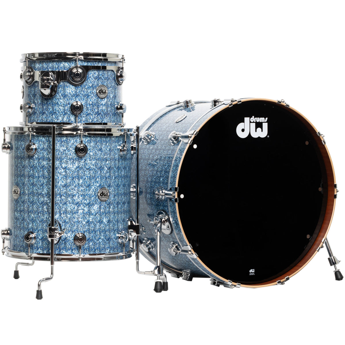 Drum Workshop Collectors Series 3-Piece Shell Kit - Blue Boa