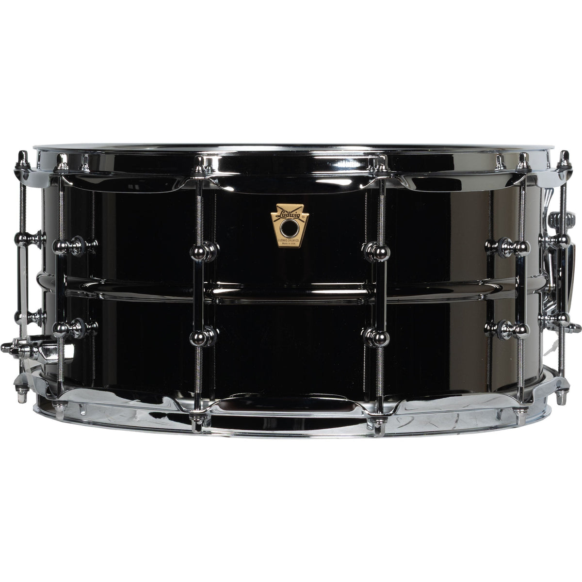 Ludwig Black Beauty 6.5x14 Snare Drum - with Tube Lugs