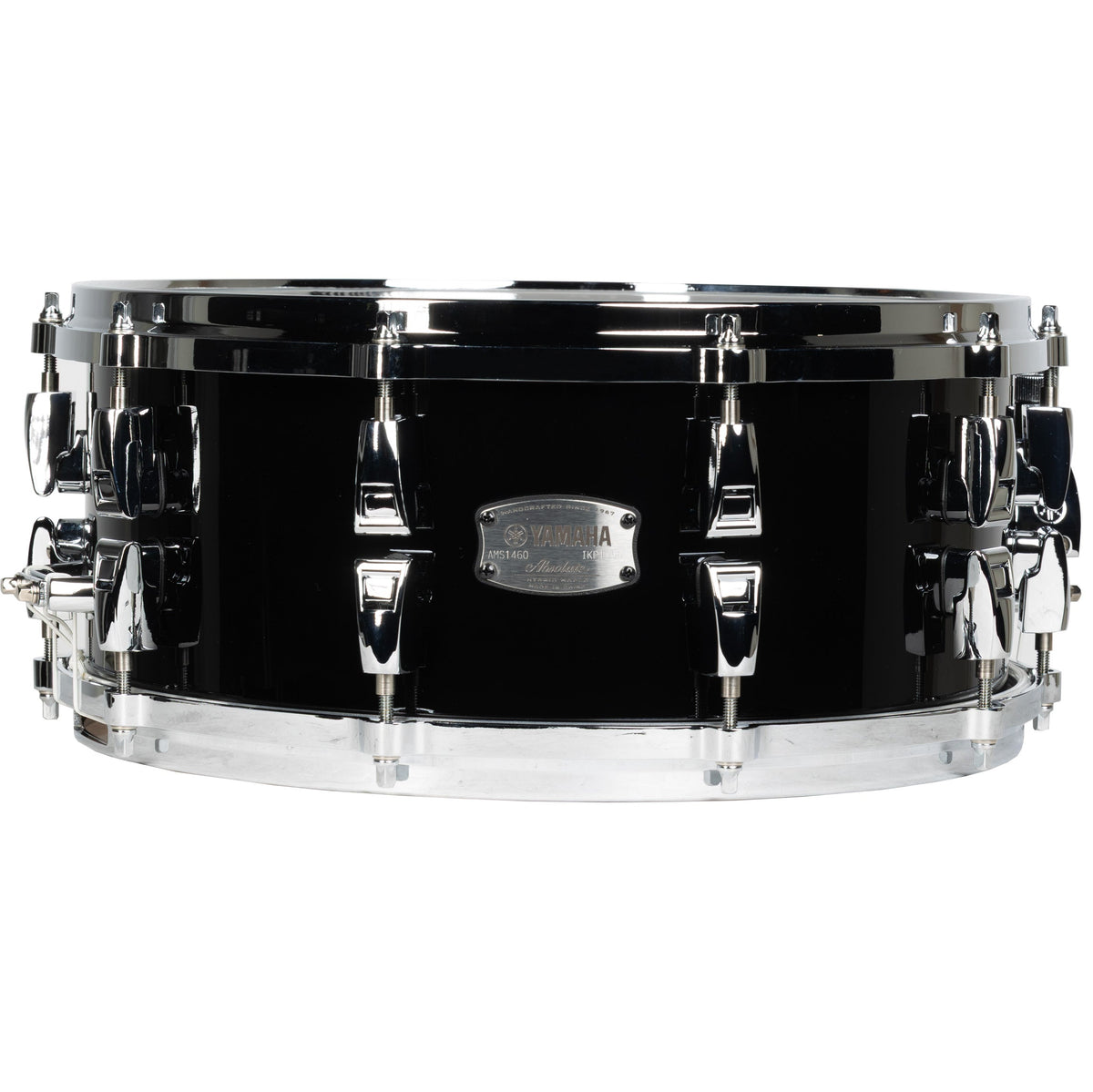 Yamaha Absolute Hybrid Maple 6x14 Snare Drum - Solid Black