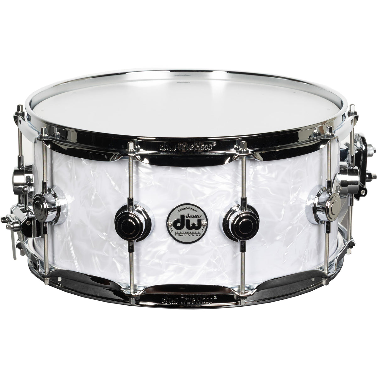 Drum Workshop Collectors Series 6.5x14 Snare Drum - White Marine