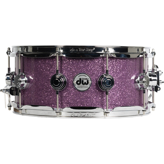 Drum Workshop Collectors Series SonicPly 6x14 Snare Drum - Purple Glass