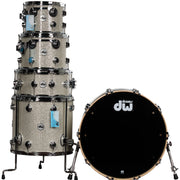 Drum Workshop SonicPly Collectors Series 5-Piece Shell Kit - Broken Glass