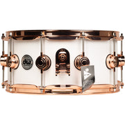 Drum Workshop Collectors Series 6.5x14 Snare Drum - Satin White Hard Satin