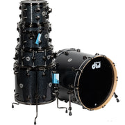 Drum Workshop SonicPly Collectors Series 5-Piece Shell Pack - Black Ice