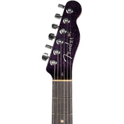 Fender Custom Shop Dual Stack HS Telecaster Relic - Magenta Sparkle Top with Natural Body