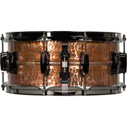 Ludwig Copperphonic 6.5x14 Snare Drum - Hammered Raw Polished Copper