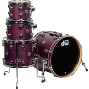 Drum Workshop Collectors Series 4-Piece Shell Kit - Purple Stain Lacquer