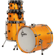 Gretsch USA Custom 4-Piece Shell Kit - Satin Sun Amber