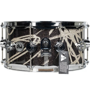Drum Workshop Collectors Series 7x14 Snare Drum - Smoke Glass Contrail