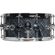 Drum Workshop Collectors Series 6.5x14 VLX Snare Drum - Grey Crystal