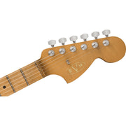 EVH Striped Series '78 Eruption Relic Electric Guitar - White With Black Stripes