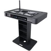 ProX XZF-DJCTBL Control Tower DJ Podium for Pioneer DDJ-REV7 XDJ-XZ FLX10 RANE Four - Black Finish